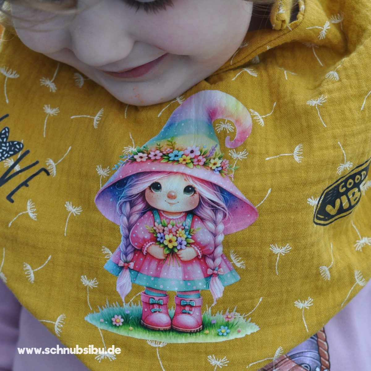 Bügelbild Wichtelkollektion - Frühlings-Mädchen